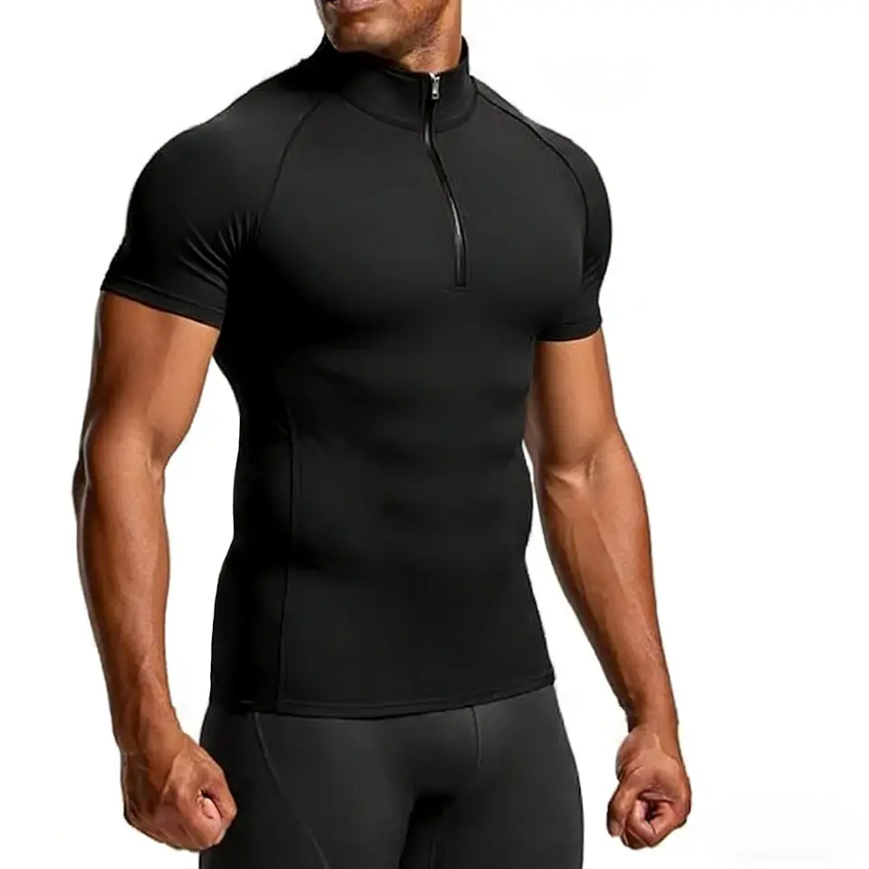 T-shirt de Compressão Manga Curta | Fitness, Corrida e Treino 2