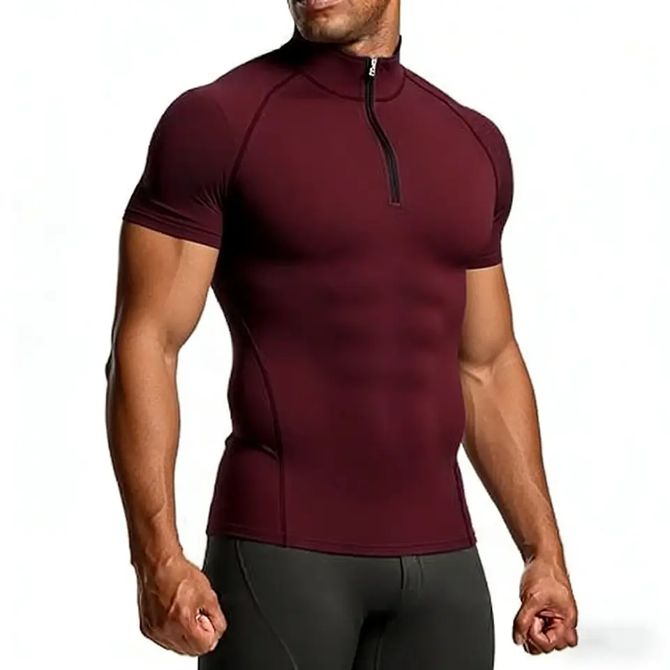 T-shirt de Compressão Manga Curta | Fitness, Corrida e Treino 5