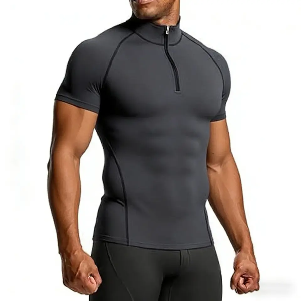 T-shirt de Compressão Manga Curta | Fitness, Corrida e Treino 8