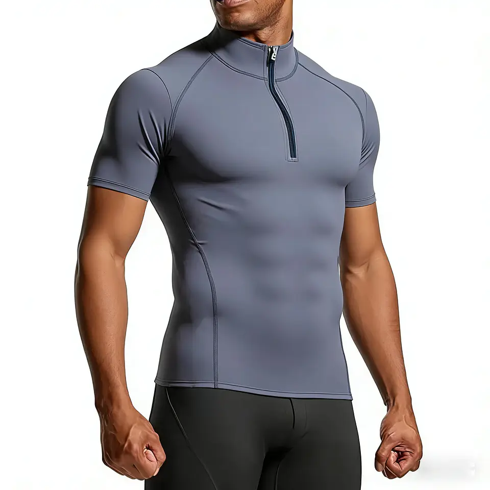 T-shirt de Compressão Manga Curta | Fitness, Corrida e Treino 9