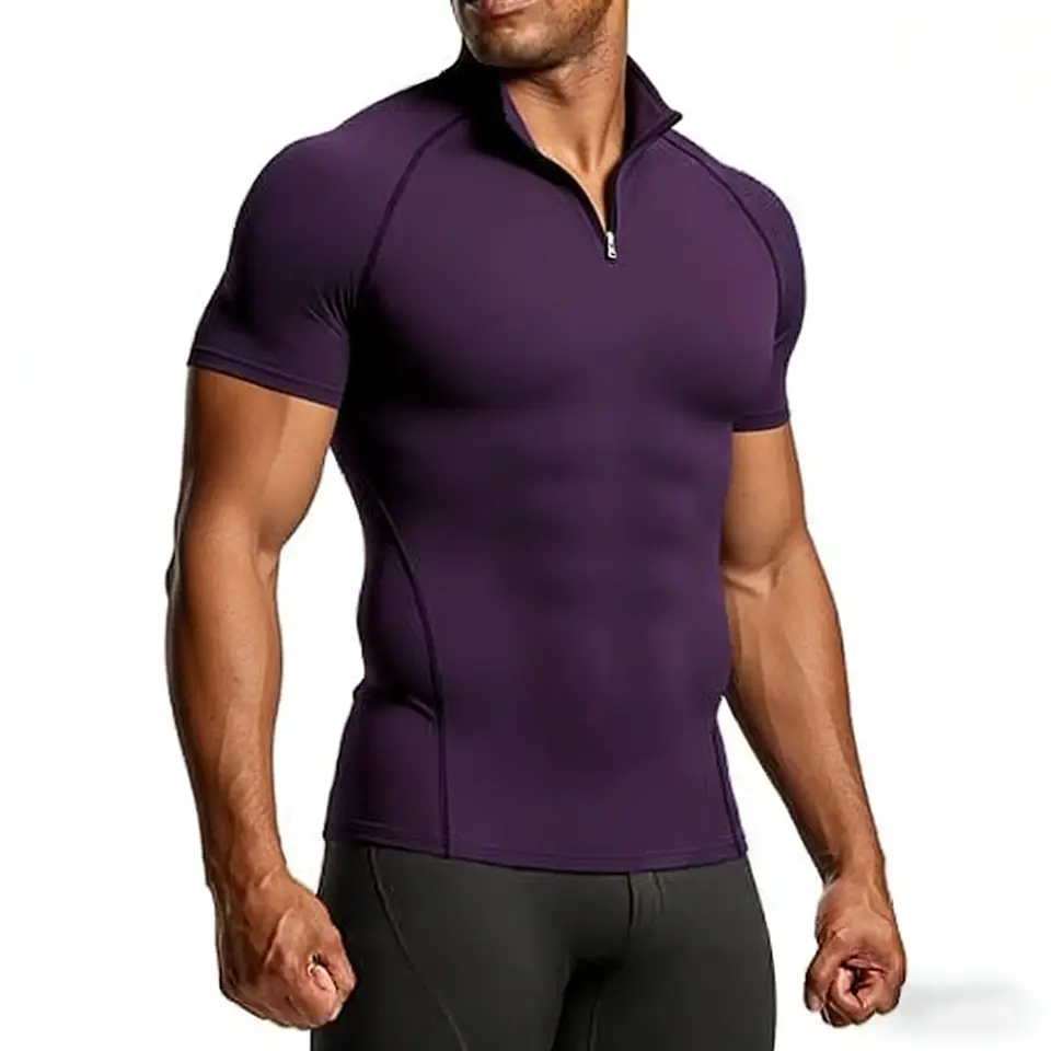 T-shirt de Compressão Manga Curta | Fitness, Corrida e Treino 10