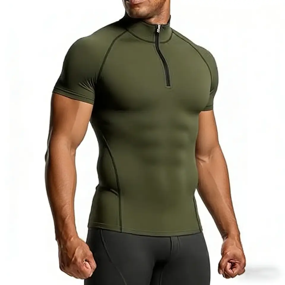 T-shirt de Compressão Manga Curta | Fitness, Corrida e Treino 11