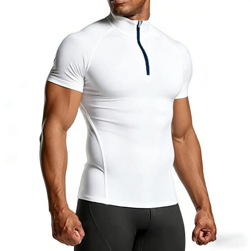 T-shirt de Compressão Manga Curta | Fitness, Corrida e Treino 12