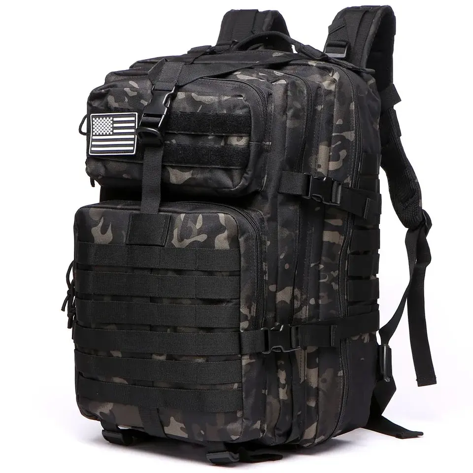 Mochila Tática 1000D Nylon 25L/50L | Impermeável para Campismo e Caça 2