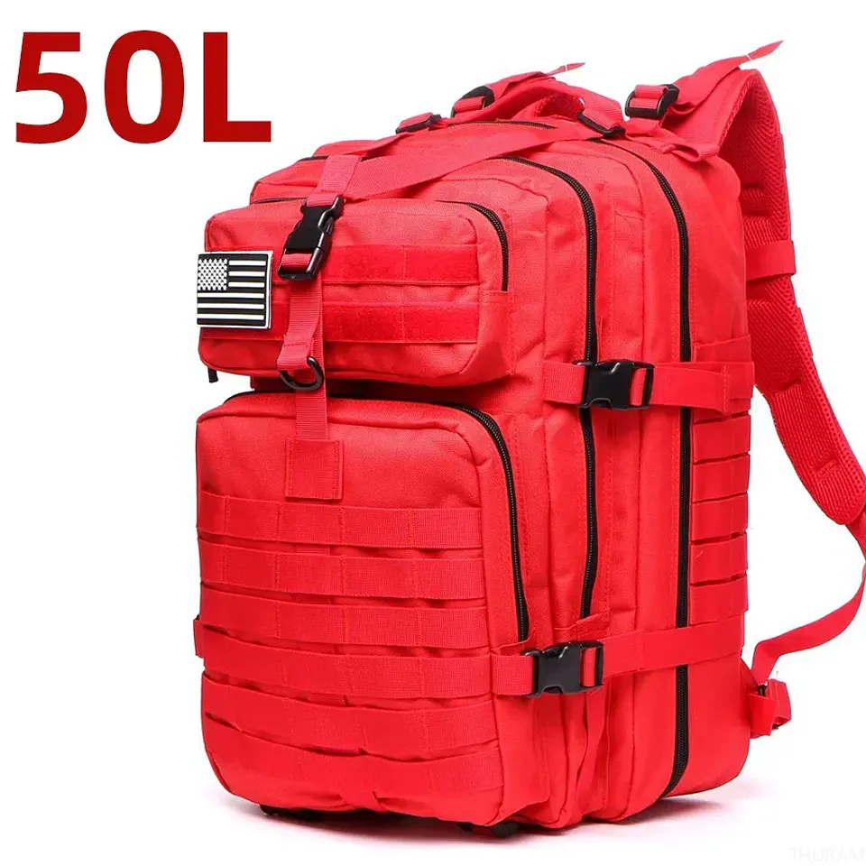 Mochila Tática 1000D Nylon 25L/50L | Impermeável para Campismo e Caça 8