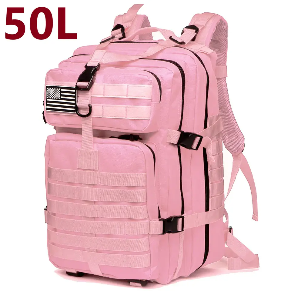 Mochila Tática 1000D Nylon 25L/50L | Impermeável para Campismo e Caça 9