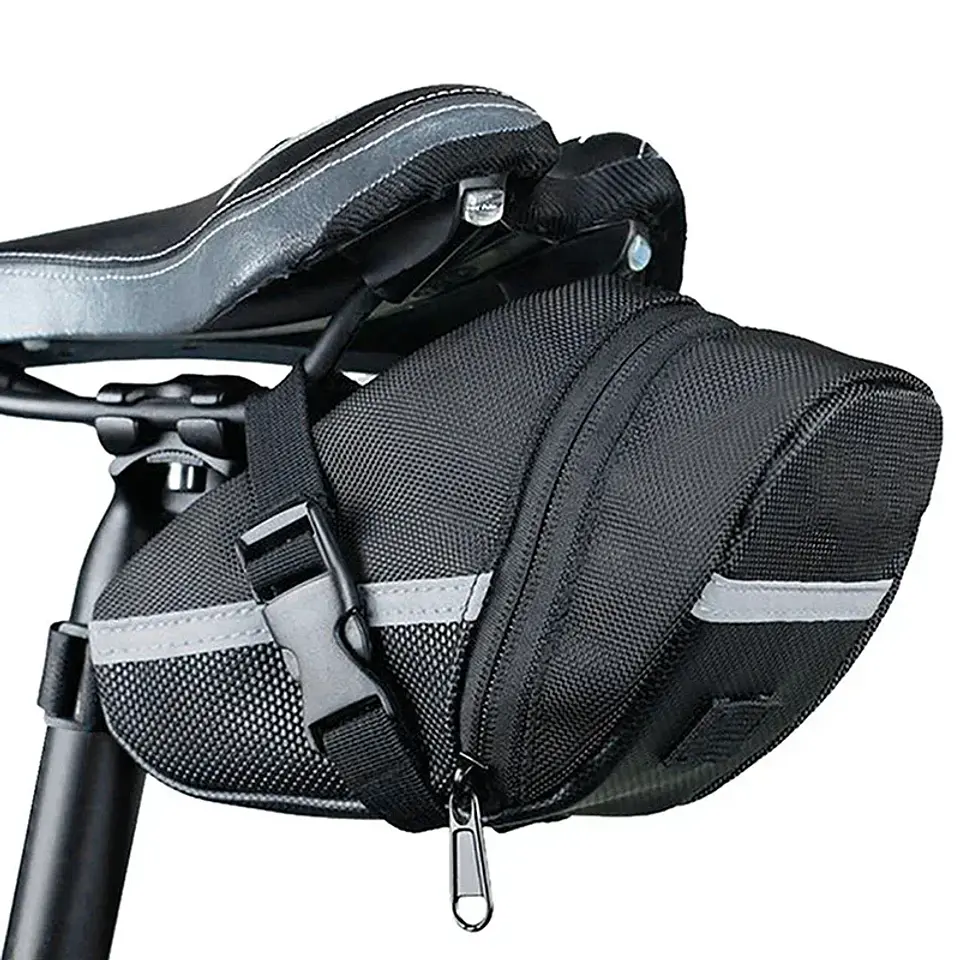 Bolsa de Selim em Náilon Impermeável | Armazenamento para MTB e Ciclismo 2