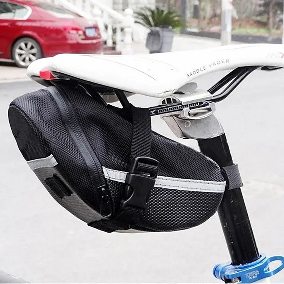 Bolsa de Selim em Náilon Impermeável | Armazenamento para MTB e Ciclismo 1
