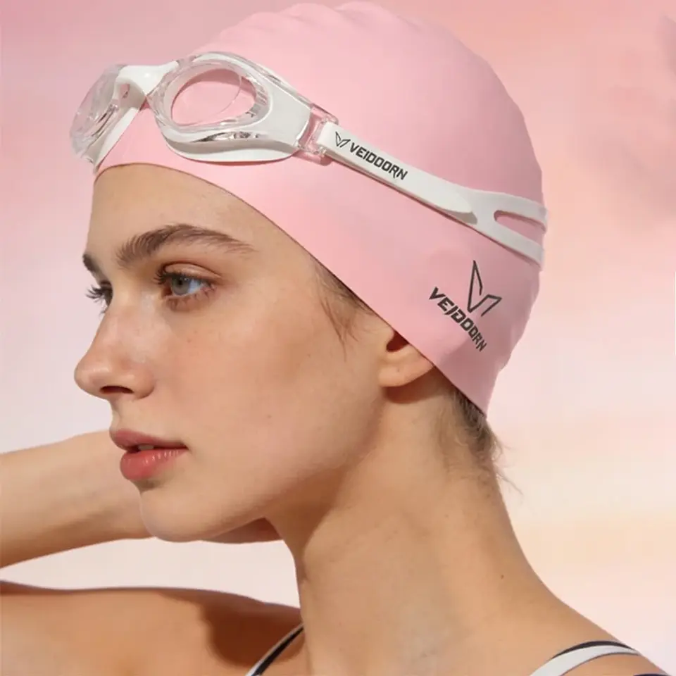  Touca de Natação em Silicone Impermeável | Cabelos Longos e Conforto 2