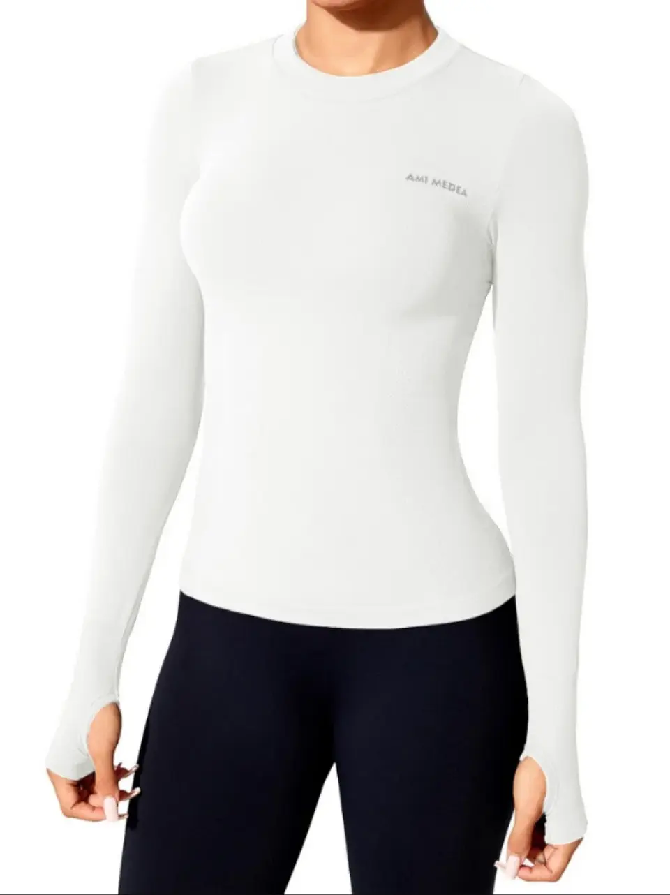  T-shirt de Manga Longa Yoga e Fitness | Feminina, Leve e Respirável 11