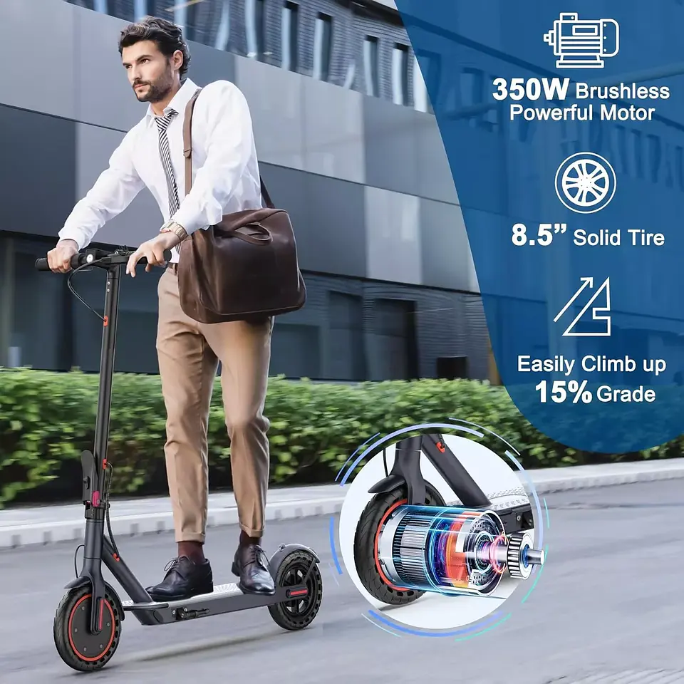 Trotinete Elétrica AOVOPRO LP60 | 350W, 30 km/h e Design Dobrável 5