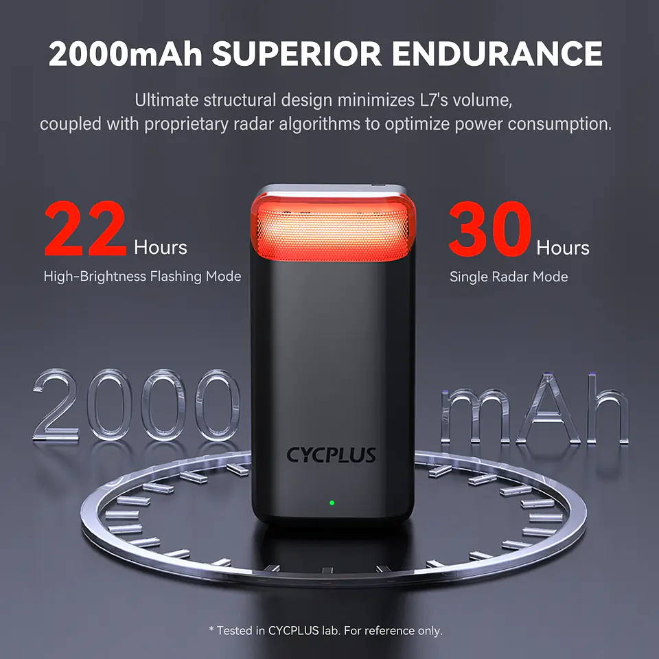  Luz Traseira com Radar CYCPLUS L7 | Deteção de Veículos até 160m e IPX6 2