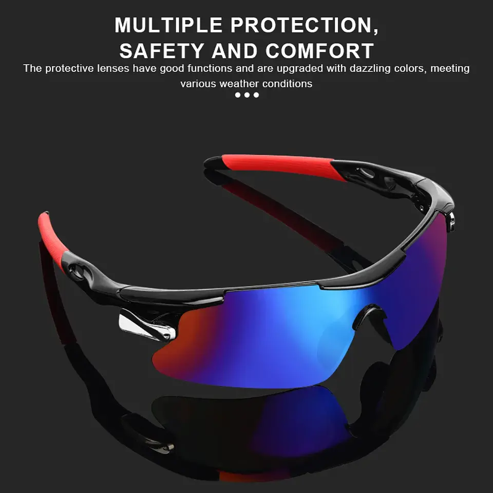  Óculos de Ciclismo RIDERACE | Proteção UV400 para MTB e Estrada 5