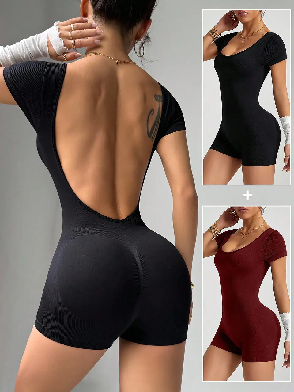 Conjunto de Yoga Slayform Seamless | Backless e Alta Elasticidade 8