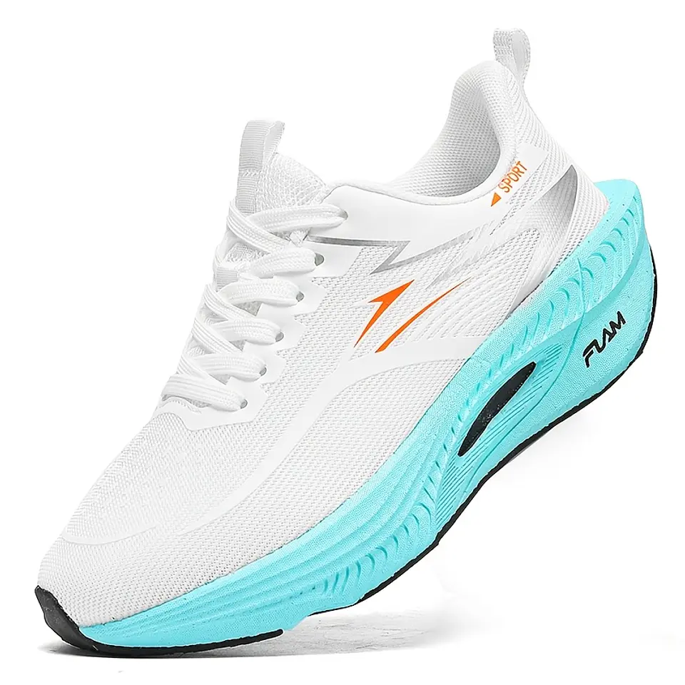 Ténis de Corrida Acolchoados para Homem e Mulher, Sola Grossa Leve, Flexíveis e Elásticos, Design Desportivo, Ajuste Contornado. Adequados para Uso Diário Casual, Treino de Fitness... 10