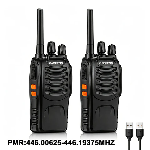 Walkie-Talkies Recarregáveis Loyyz | 3-5km de Alcance com Auriculares