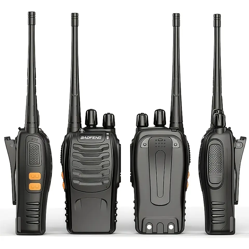 Walkie-Talkies Recarregáveis Loyyz | 3-5km de Alcance com Auriculares 4
