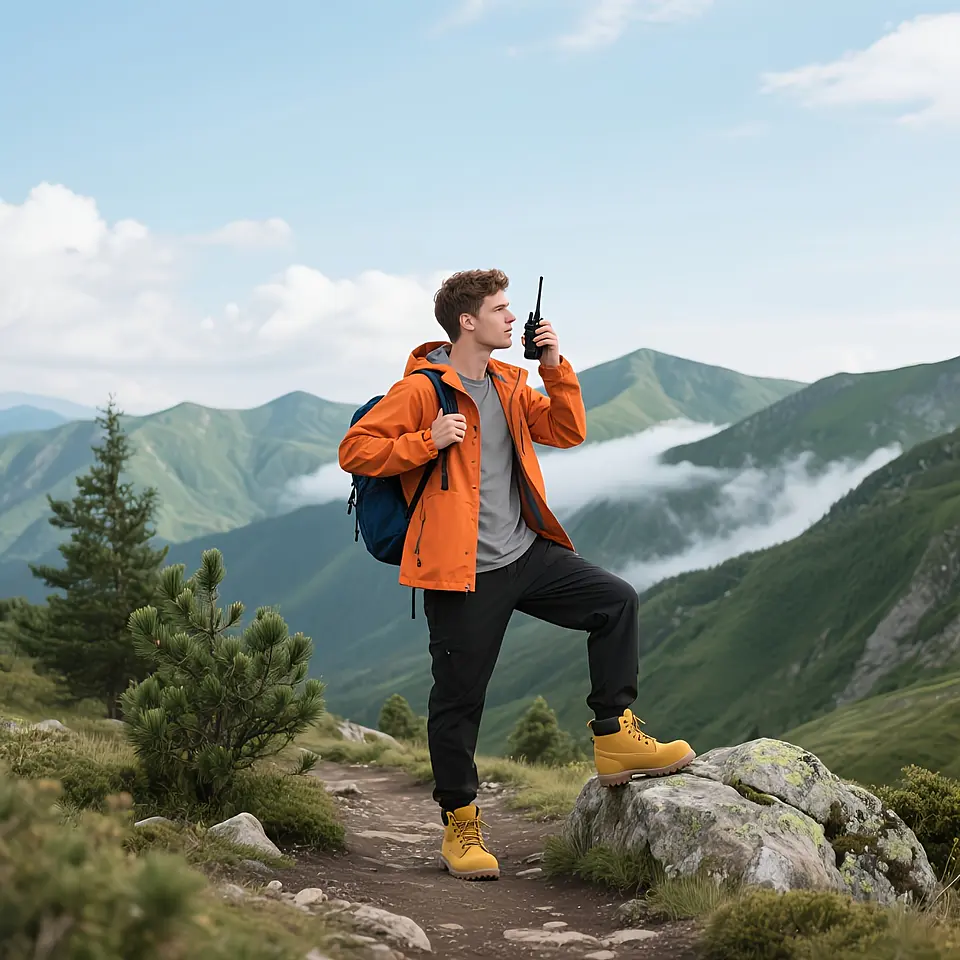Walkie-Talkies Recarregáveis Loyyz | 3-5km de Alcance com Auriculares 8