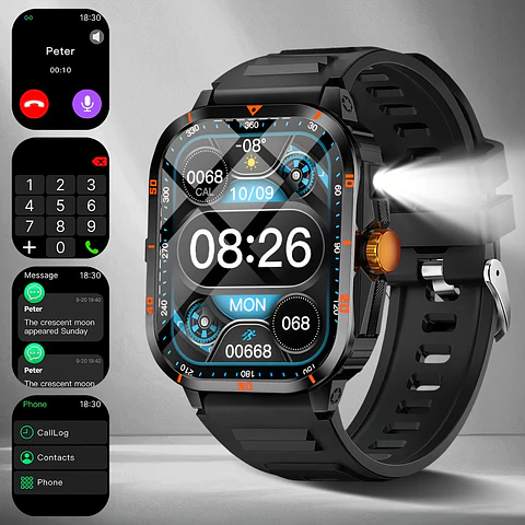 Smartwatch SIMSONLAB 5.11cm | Chamadas e Alertas com Mostradores Intercambiáveis