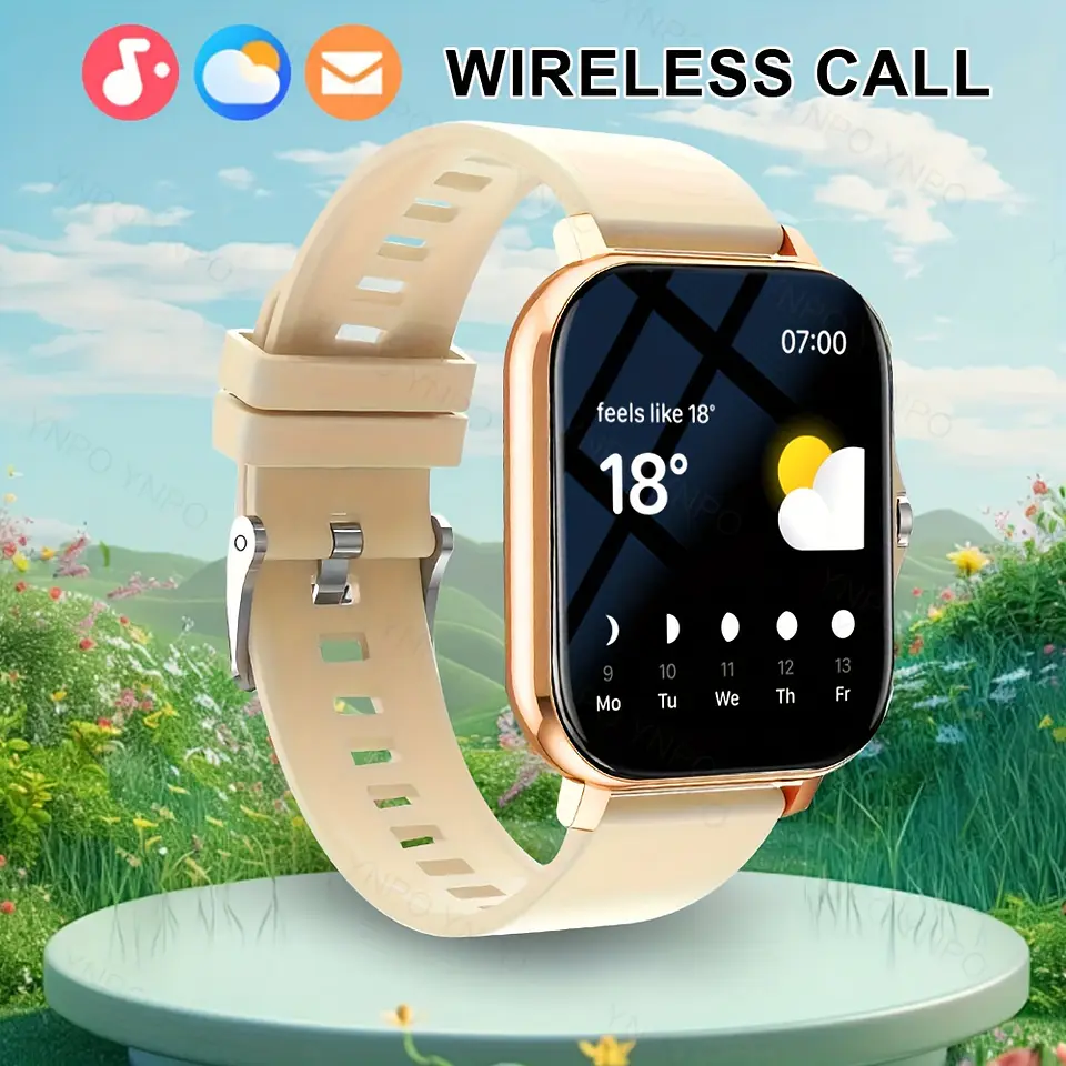 Smartwatch Ultrafino sem Bordas | Chamadas, Câmara Remota e Design Clássico 3