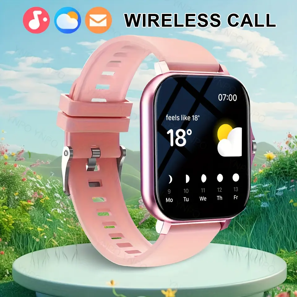 Smartwatch Ultrafino sem Bordas | Chamadas, Câmara Remota e Design Clássico 5