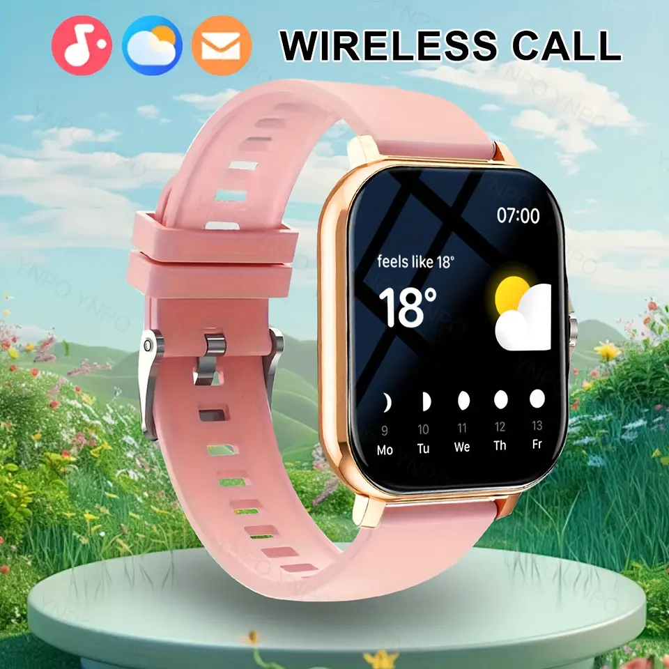 Smartwatch Ultrafino sem Bordas | Chamadas, Câmara Remota e Design Clássico 8