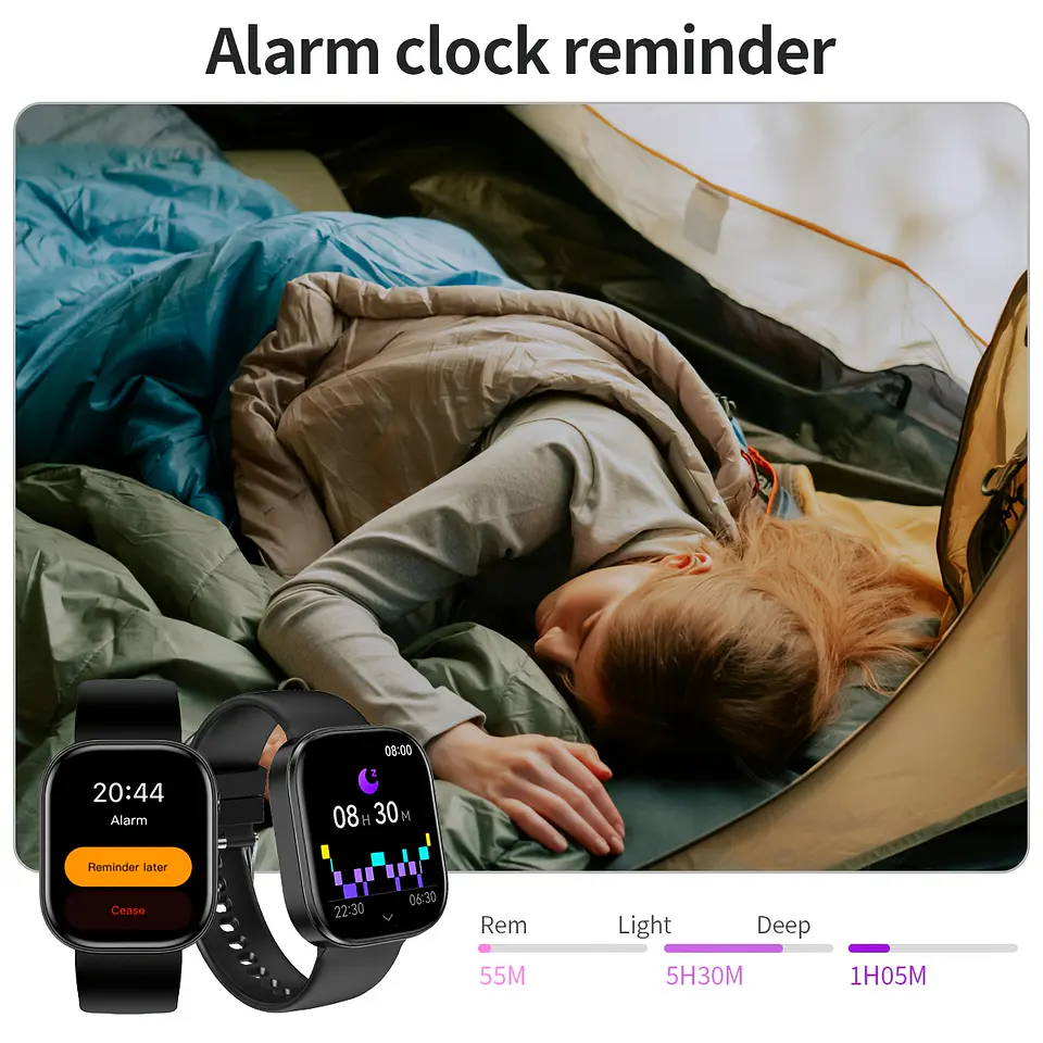 Smartwatch 2026 para Homem/Mulher, Ecrã Amoled HD de 4,78 cm, com Chamada e Resposta Sem Fios, Monitor de Atividade, Mostradores de Relógio, Passos, Calorias, IP68 9