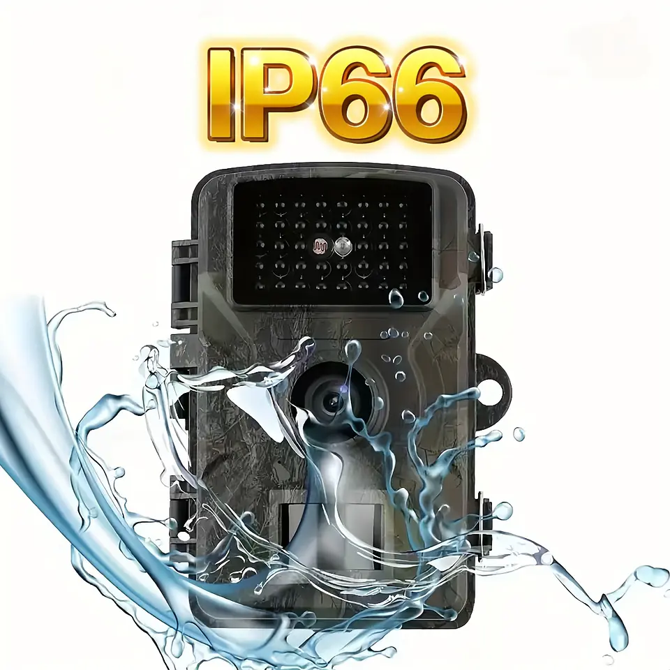 Câmera de Caça com Qualidade de Imagem 1080 FHD, Disparo de Grande Angular, Visão Noturna e Impermeabilidade IP66 3