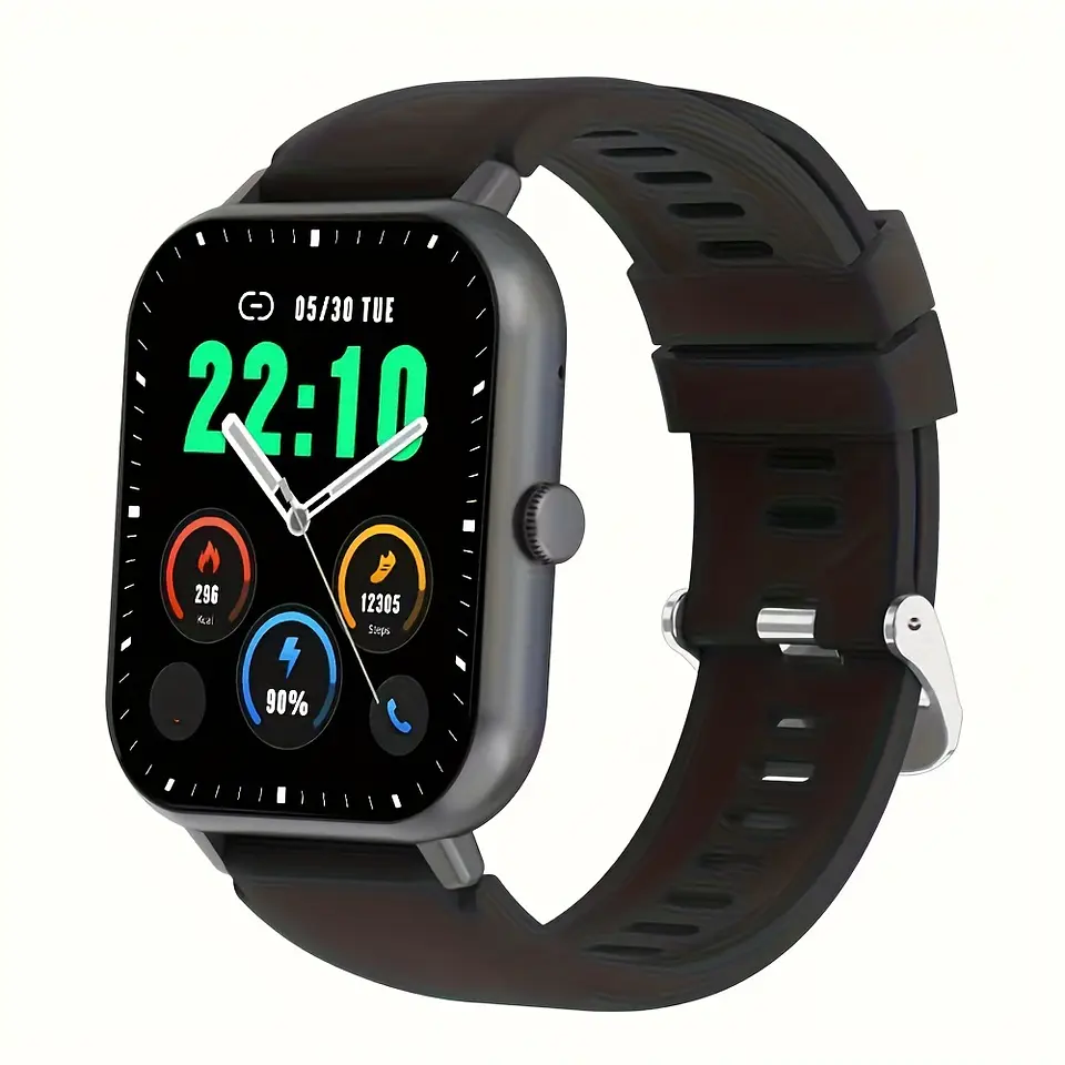 Smartwatch Compatível com Celulares Android/iOS, Monitor de Atividades Físicas com Tela Touchscreen Completa de 1,83", Controle de Voz, Mais de 100 Modos Esportivos, Contador de Pa... 6