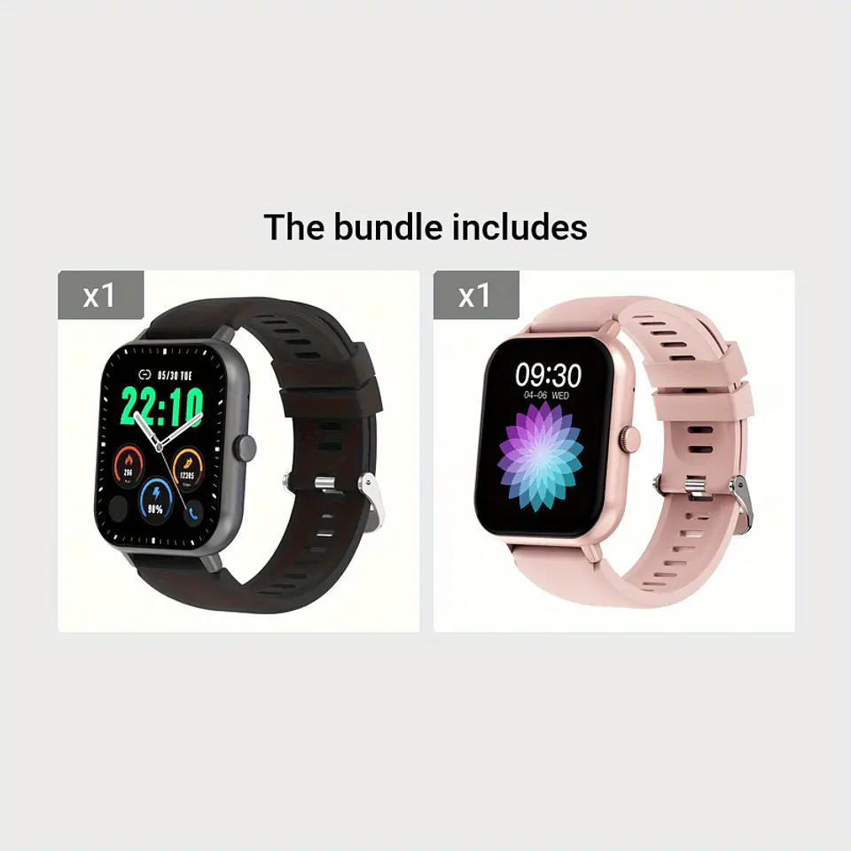 Smartwatch Compatível com Celulares Android/iOS, Monitor de Atividades Físicas com Tela Touchscreen Completa de 1,83", Controle de Voz, Mais de 100 Modos Esportivos, Contador de Pa... 12