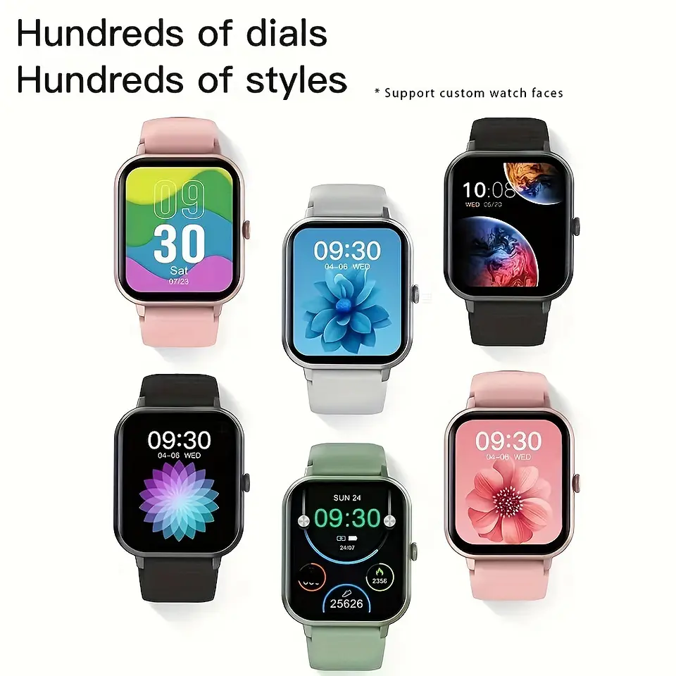 Smartwatch Compatível com Celulares Android/iOS, Monitor de Atividades Físicas com Tela Touchscreen Completa de 1,83", Controle de Voz, Mais de 100 Modos Esportivos, Contador de Pa... 18