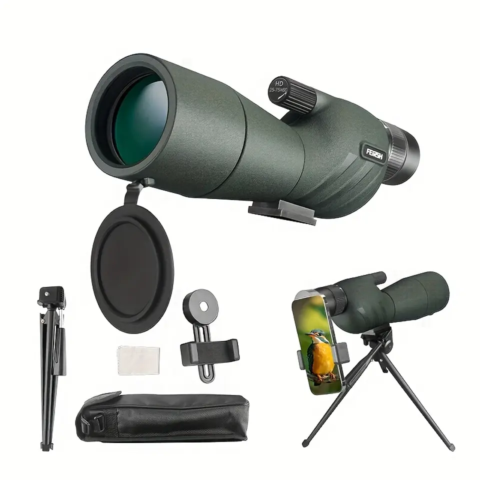 Kit de Lente de Observação HD 25-75x60, Lente Objetiva de 60 mm, Ideal para Campismo, Observação de Aves e Vida Selvagem a Longa Distância, Tiro ao Alvo e Identificação de Objetivo... 3