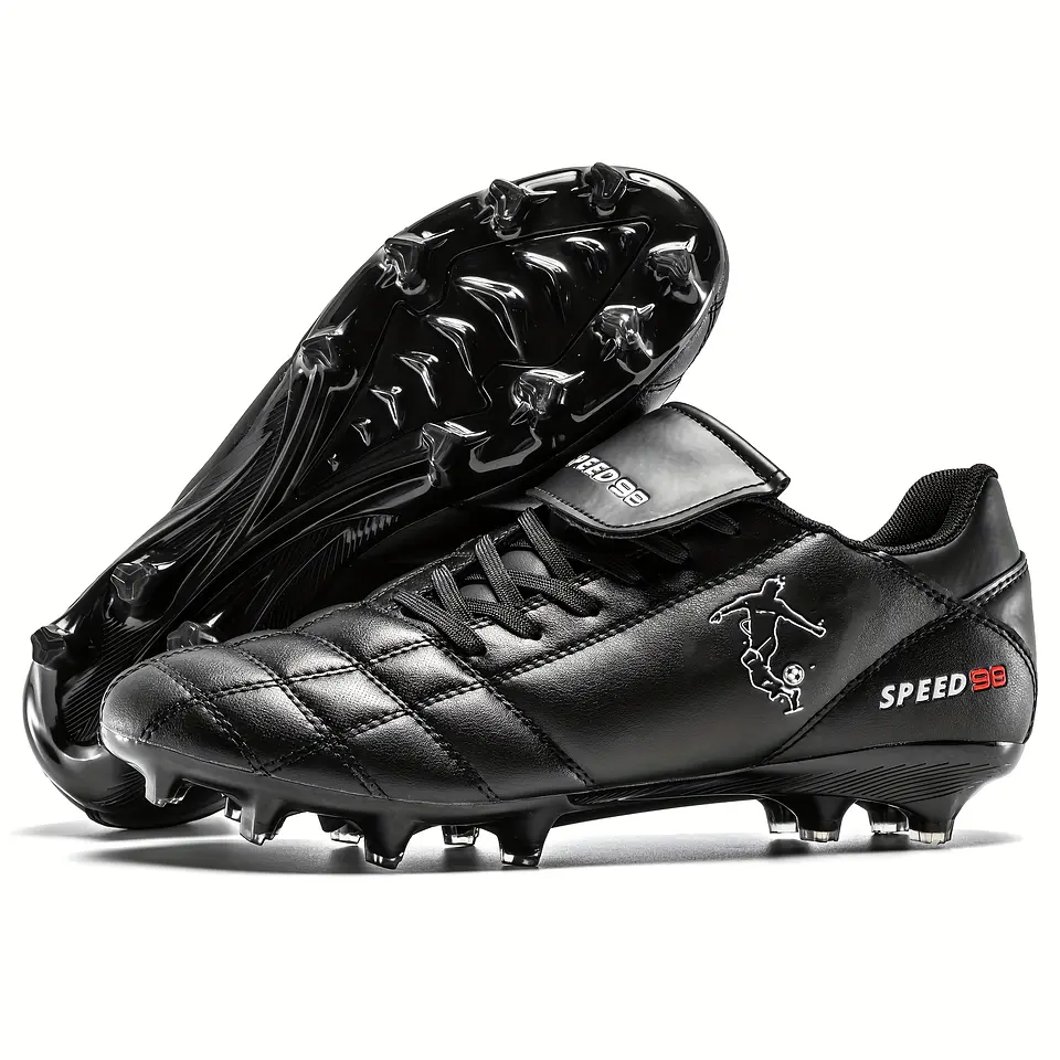 Chuteiras de Futebol Profissionais Novas com Pitons AG, Botas Antiderrapantes e Respiráveis, Chuteiras de Futebol Leves para Relvado Externo, Calçados para Competições... 2