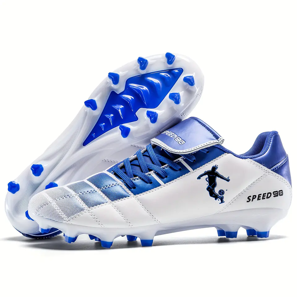 Chuteiras de Futebol Profissionais Novas com Pitons AG, Botas Antiderrapantes e Respiráveis, Chuteiras de Futebol Leves para Relvado Externo, Calçados para Competições... 3