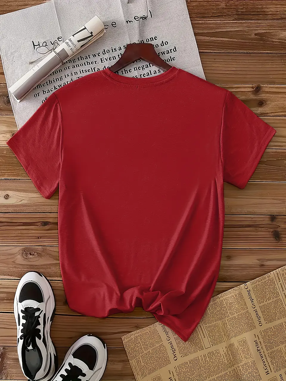 Conjunto 5 Camisetas Retrô Femininas | Estampas Florais e de Corações 15