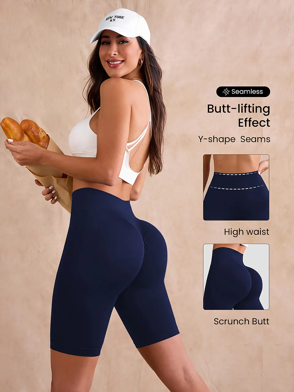 Calções de Yoga 3/4 | Alta Elasticidade e Conforto para Treino 10
