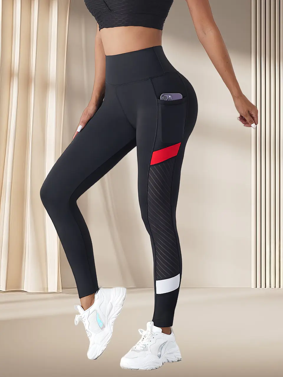 Leggings Desportivas com Bolso | Controlo de Barriga e Alta Elasticidade 5