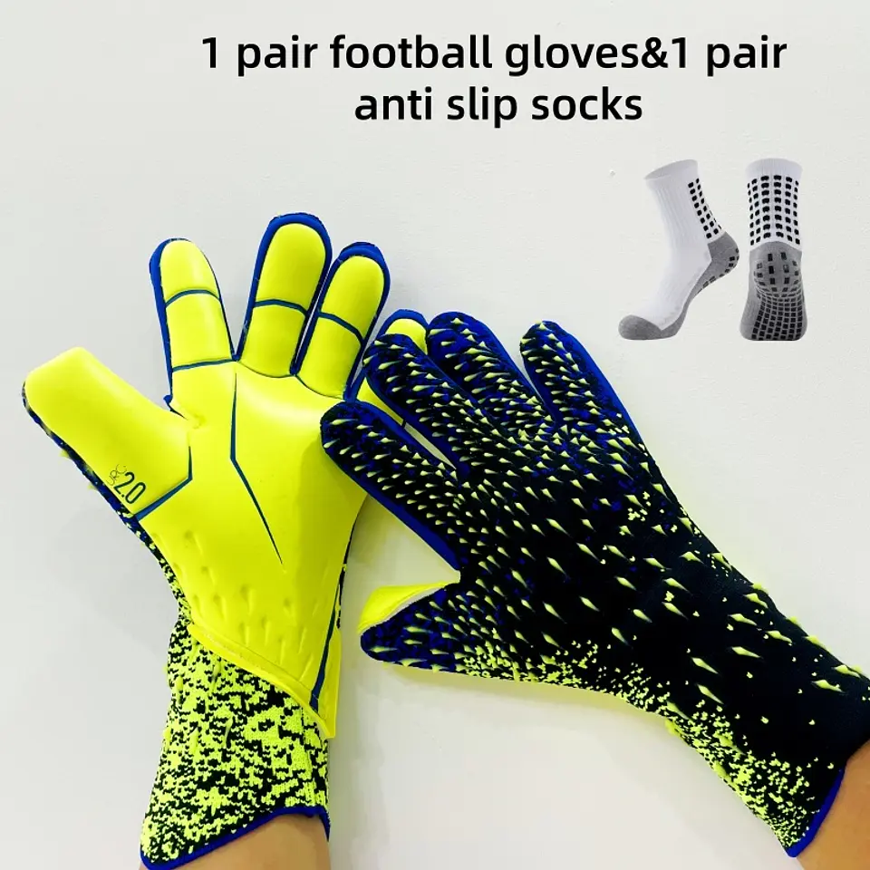 Conjunto Luvas e Meias de Futebol | Antiderrapantes e Respiráveis 2