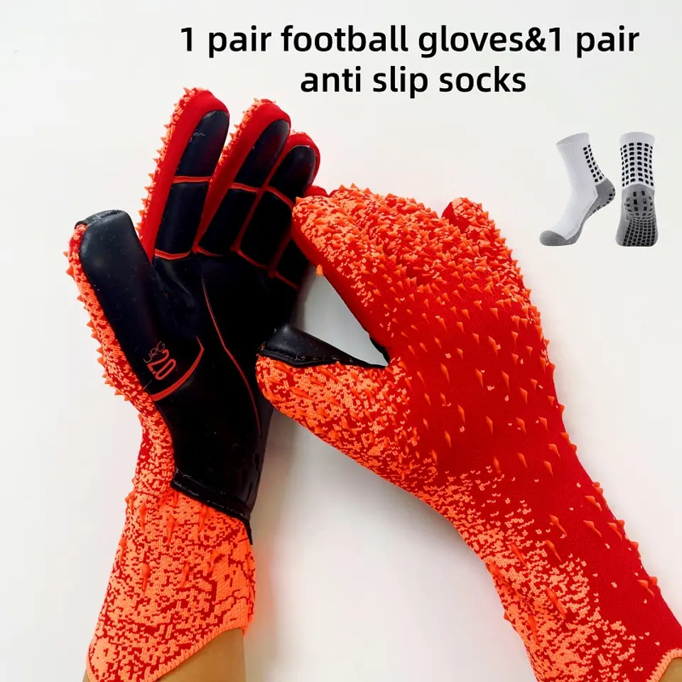 Conjunto Luvas e Meias de Futebol | Antiderrapantes e Respiráveis 4