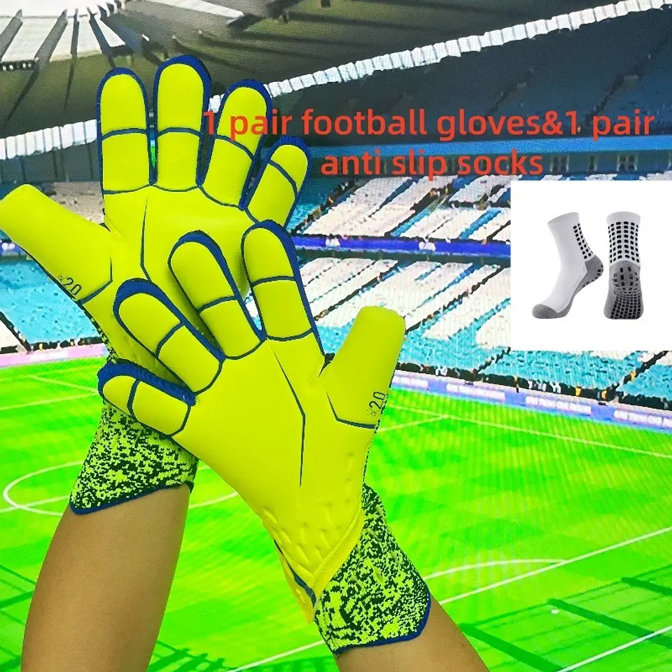 Conjunto Luvas e Meias de Futebol | Antiderrapantes e Respiráveis 5