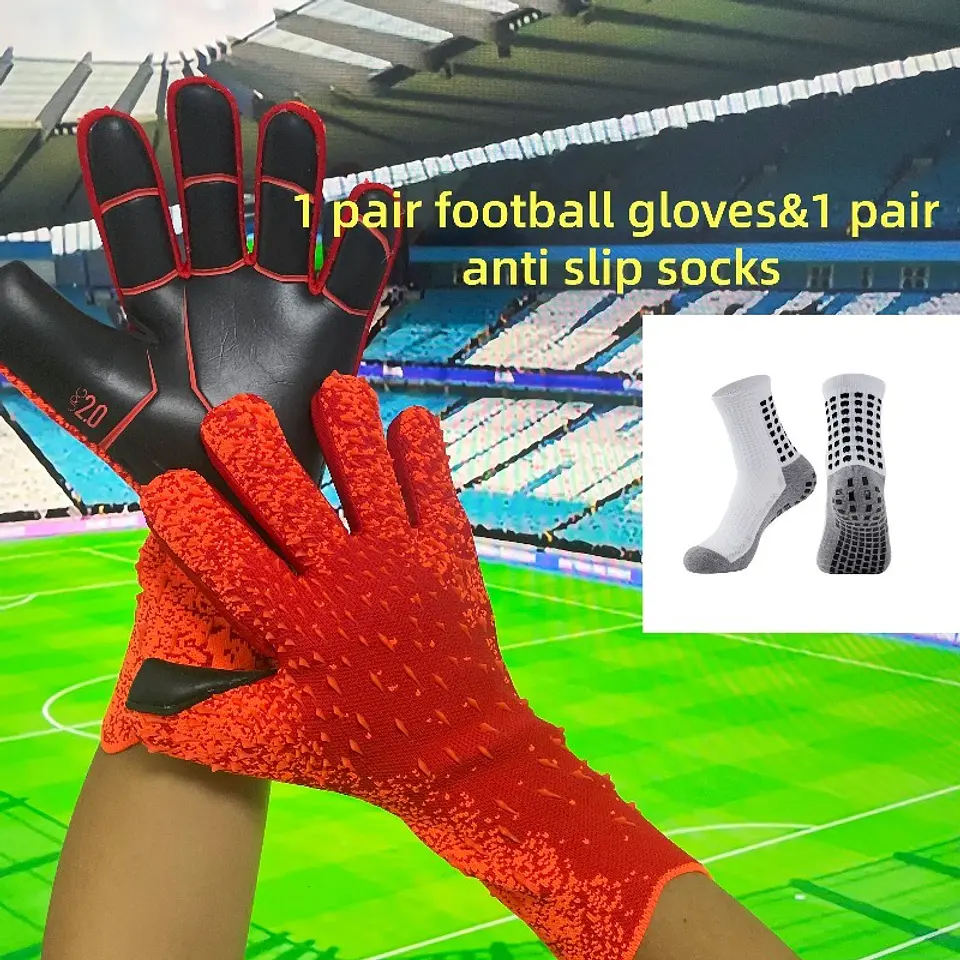 Conjunto Luvas e Meias de Futebol | Antiderrapantes e Respiráveis 7