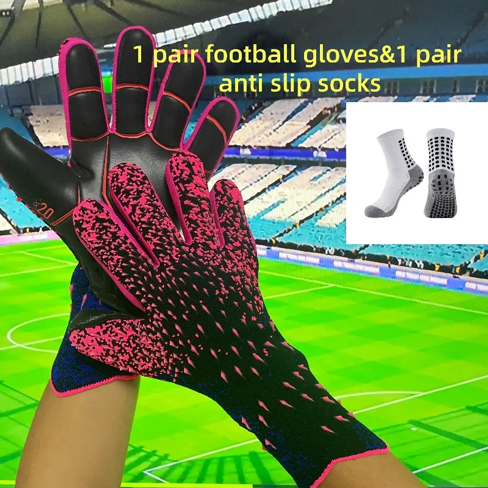 Conjunto Luvas e Meias de Futebol | Antiderrapantes e Respiráveis 8