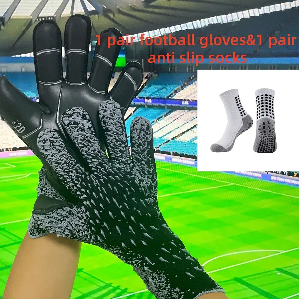 Conjunto Luvas e Meias de Futebol | Antiderrapantes e Respiráveis 9