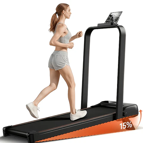 Tapete de Caminhada 3-em-1 | 15% Inclinação e Motor Silencioso 2.5HP