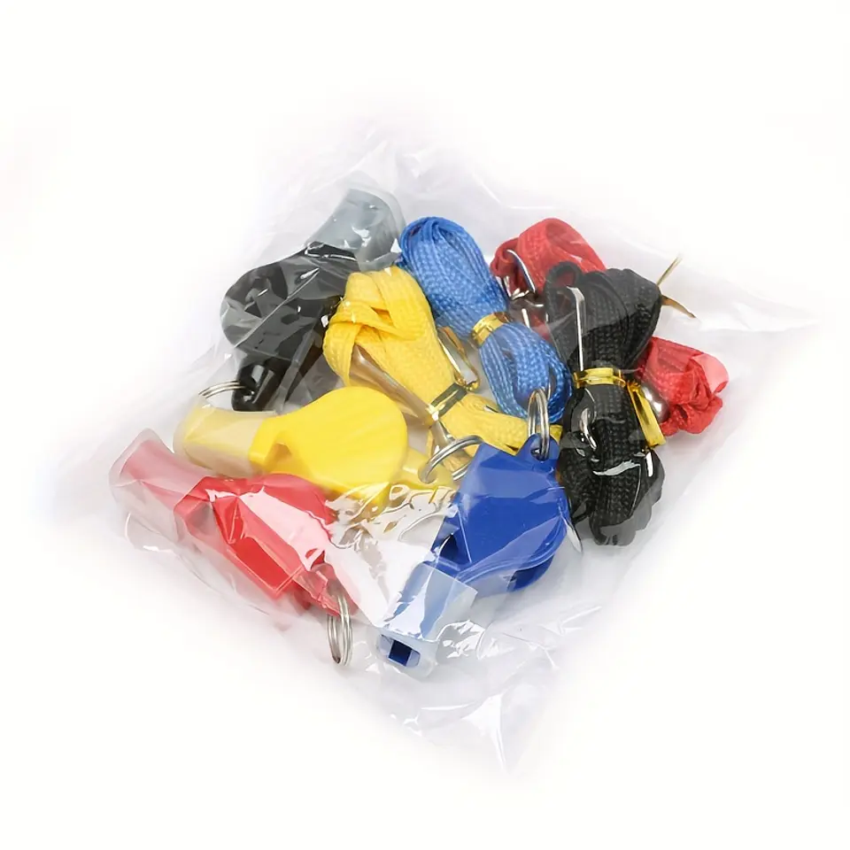 Conjunto de 4 Apitos Profissionais com Cordão | Para Treinos de Basquetebol, Futebol e Mais  12