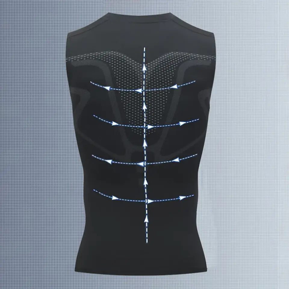 Camiseta Regata de Compressão GENDAWAY | Top Fitness sem Mangas para Academia 4