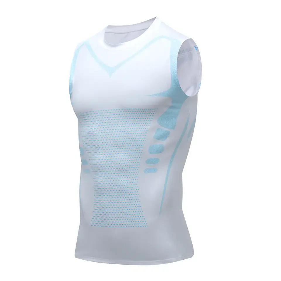 Camiseta Regata de Compressão GENDAWAY | Top Fitness sem Mangas para Academia 7