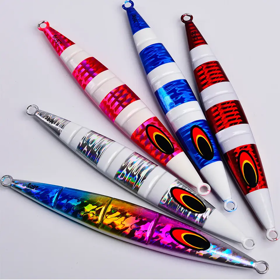 Isco Vertical 200g | Afundamento Lento e Efeito Luminoso para Pesca de Mar 5