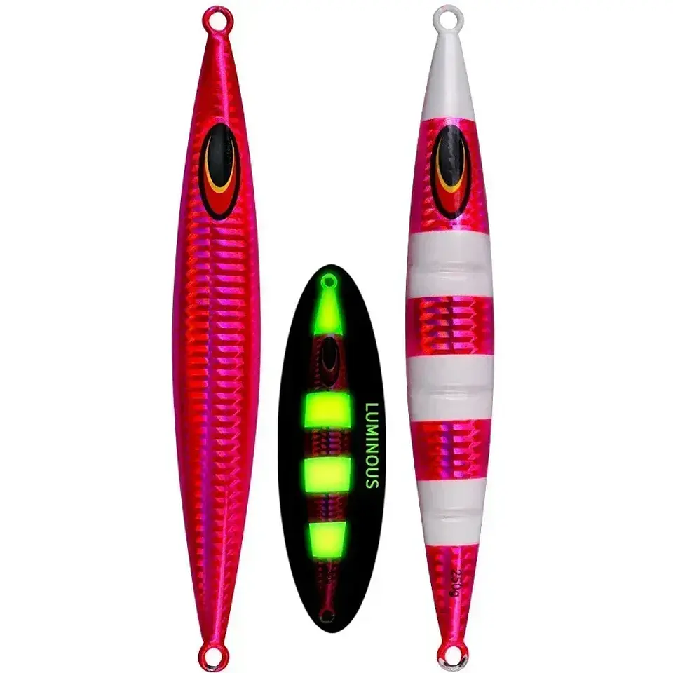 Isco Vertical 200g | Afundamento Lento e Efeito Luminoso para Pesca de Mar 7