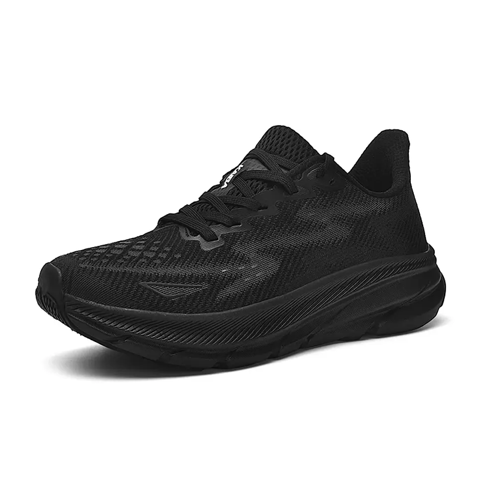 Tênis de corrida masculino de luxo para casal, tênis ao ar livre, amortecimento, malha respirável, fora de estrada, treinador, sapatos de corrida antiderrapantes, moda 2